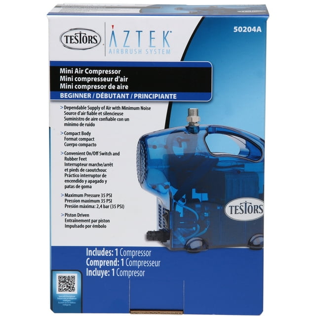 Testors Aztek Mini Blue Air Compressor