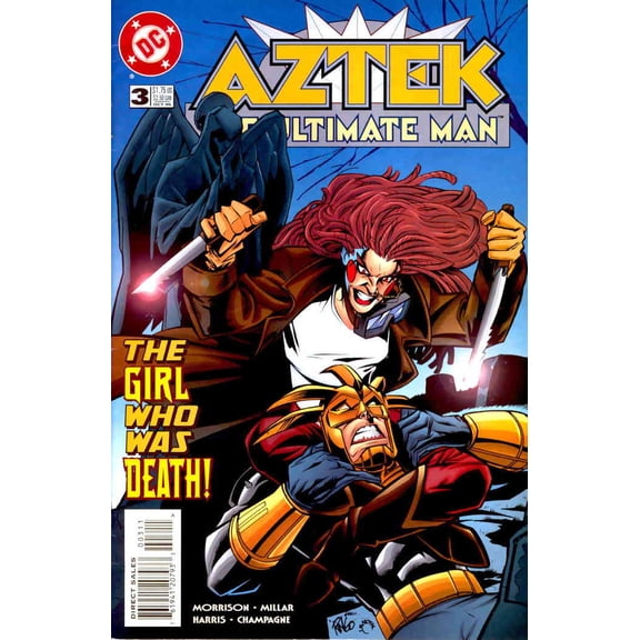 Aztek: The Ultimate Man #3 VF ; DC Comic Book