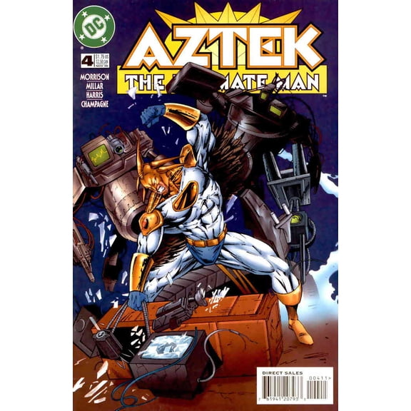 Aztek: The Ultimate Man #4 VF ; DC Comic Book