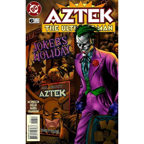 Aztek: The Ultimate Man #6 VF ; DC Comic Book