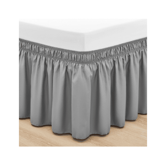 AzulHome Bed Skirts Dust Ruffle for Twin Size Bed, 16 inch Tailored