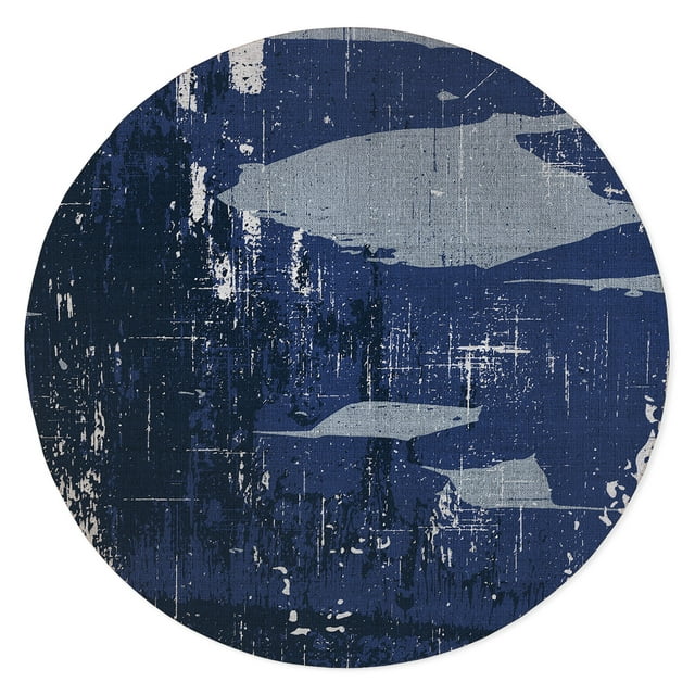 Azula Blue Office Mat by Kavka Designs