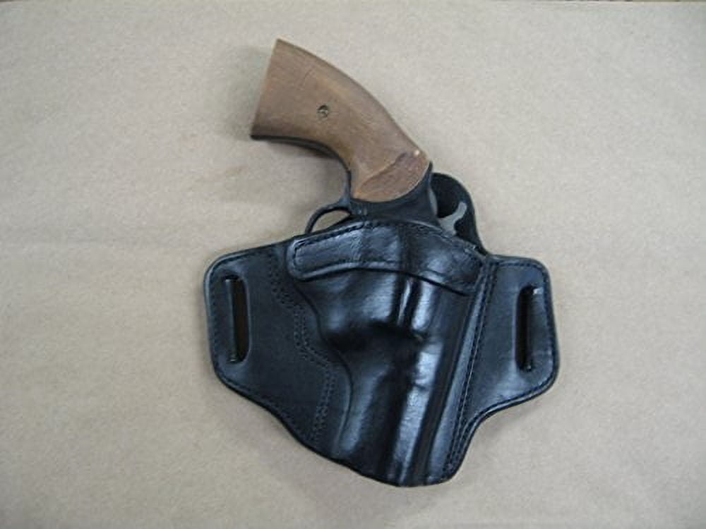 Azula Gun Holsters Armscor M206 Revolver Leather 2 Slot Pancake Belt Holster