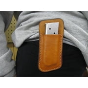 Azula Leather Clip On OWB Belt Magazine Mag Pouch for S&W 1911 Compact 45 TAN USA