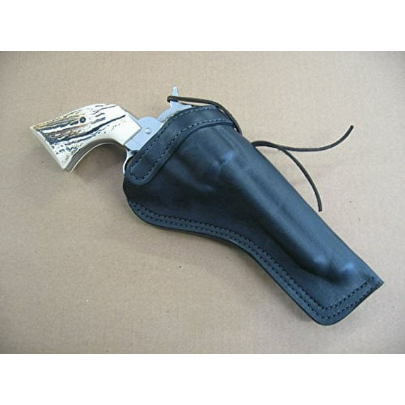 Azula Leather Cross Draw Holster for Ruger Vaquero 6 1/2" Single Action Revolver Black Left Hand