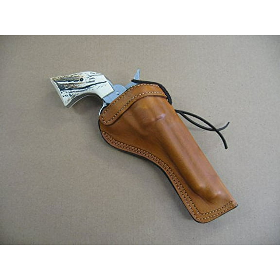 Azula Leather Cross Draw Holster for Ruger Vaquero 6 1/2" Single Action Revolver TAN Left Hand