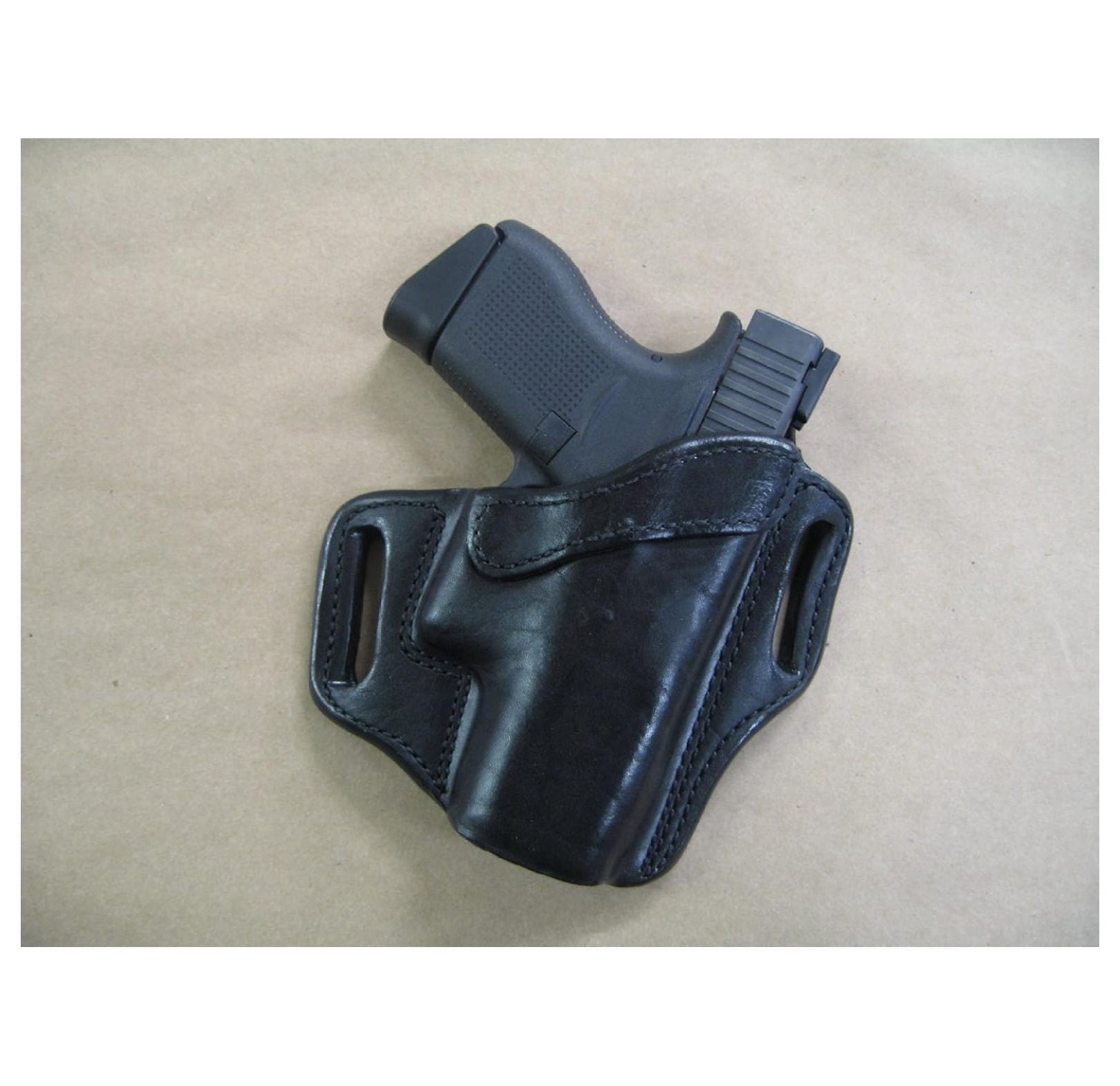 Azula Leather Pancake Holster For Colt 1903/1908 Pocket Pistol - Tan Right Hand OWB Holster