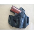 thumbnail image 1 of Azula OWB Leather 2 Slot Molded Pancake Belt Holster for Kimber Micro 380 Black RH, 1 of 7