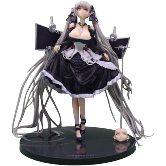 Azur Lane HMS Formidable Figure Replacement Face Princess Dress Formidable Action Figures 27cm/10.6inch Anime Statue Model Decoration Gifts