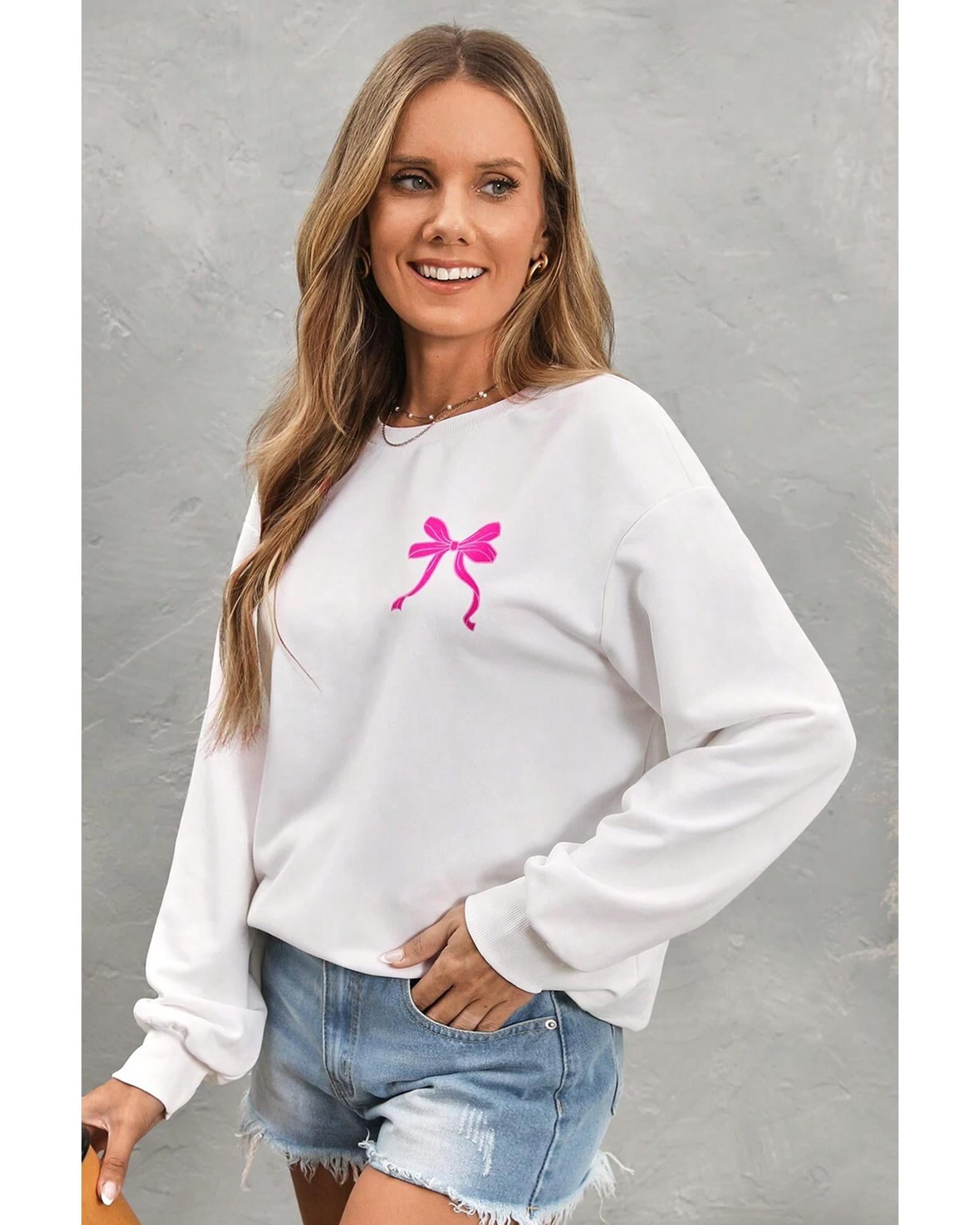 Azura Exchange Embroidered Heart Pullover Sweatshirt - L
