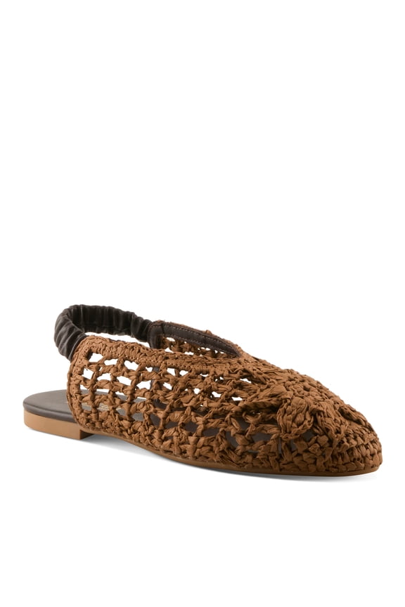 Nantucket Women’s Raffia Ballet Flat with Lightweight Everyday Comfort