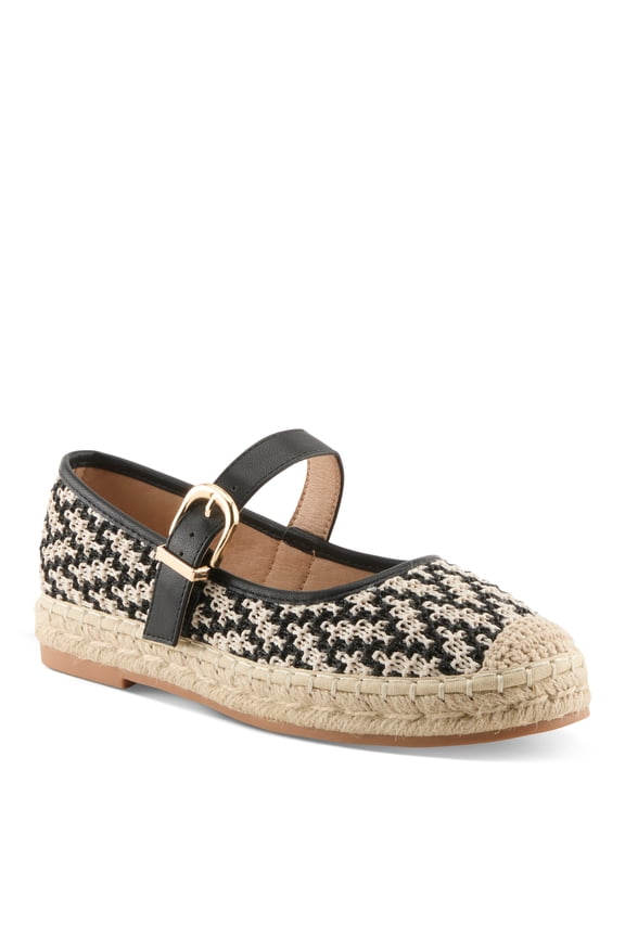 Seaharbor Women’s Mary Jane Espadrille with Soft, Flexible Comfort