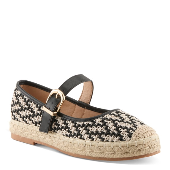 Azura Seaharbor Women’s Mary Jane Espadrille with Soft, Flexible Comfort