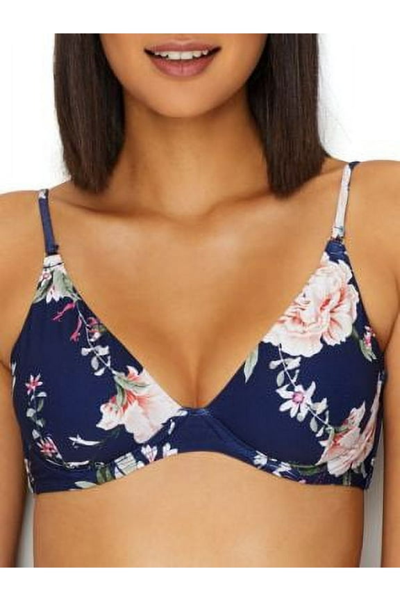 Womens Botanica Plunge Bikini Top A-C Cups Style-SS11561