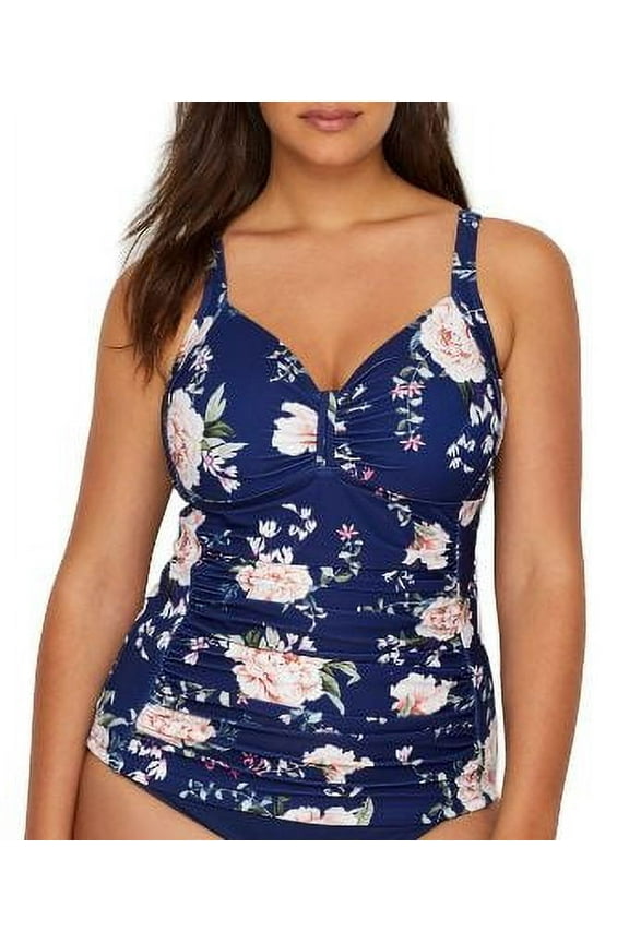 Womens Botanica Underwire Tankini Top F-Cups Style-SS11564F