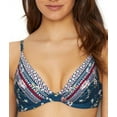 thumbnail image 1 of Azura Womens La Boheme Plunge Bikini Top A-C Cups Style-SS11471, 1 of 2
