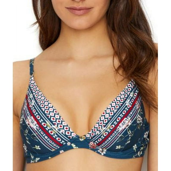 Azura Womens La Boheme Plunge Bikini Top A-C Cups Style-SS11471