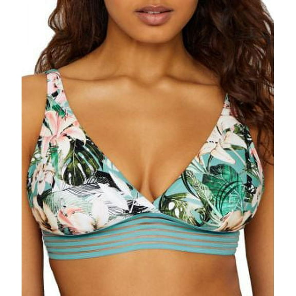 Azura Womens Sanctum Longline Bikini Top D-Cups Style-SS11572D
