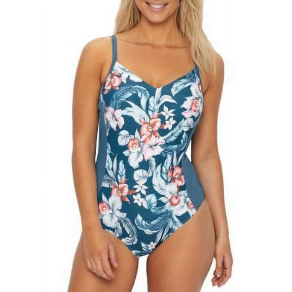 Azura Womens South Pacific Underwire One-Piece DD-Cups Style-SS51060DDE