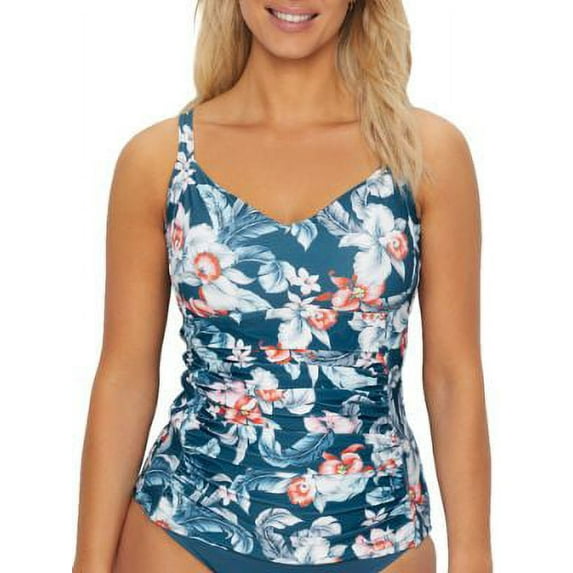 Azura Womens South Pacific Underwire Tankini Top DD-Cups Style-SS11700DDE