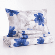 EZee Comforts White Printed Sheet Sets, Queen - Breathable