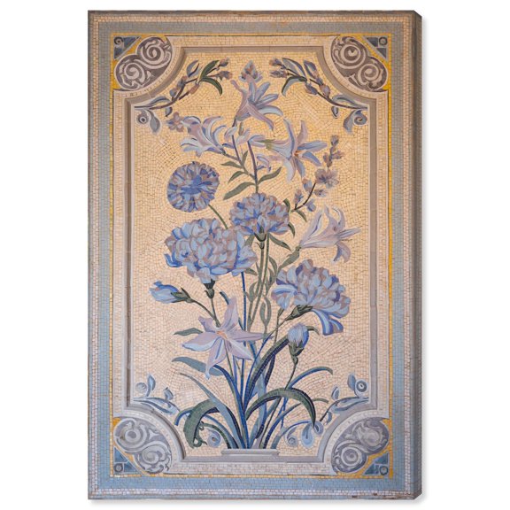 Azure Bouquet Canvas Print Floral Wall Art by Art Remedy, Gallery Wrapped, 10 x 15