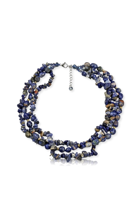 Azure Cascade Sodalite Necklace