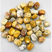 Azure Green GTAGACLB 1 lbs Agate, Crazy Lace Tumbled Stones