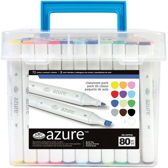 Azure Marker Classroom Pack 80/Pkg-