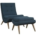 thumbnail image 1 of Azure Ramp Fabric Lounge Chair Set, 1 of 4