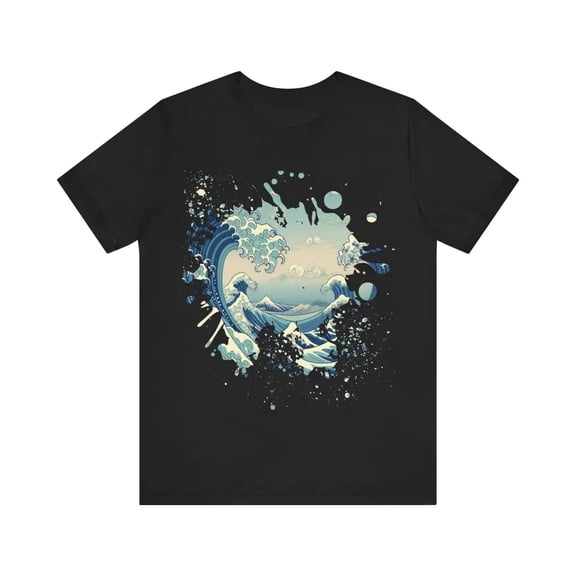 Azure Rolling Tides - Jersey Short Sleeve Tee