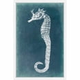 thumbnail image 1 of "Azure Seahorse I" Framed Painting Print, 1 of 6