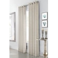 thumbnail image 1 of Azure Woven Jacquard Grommet Curtain Panel 52" x 95" in Off-white, 1 of 4