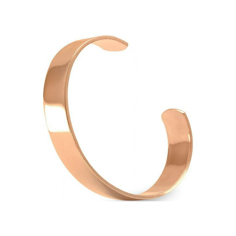 AzureBella Jewelry Polished Solid Copper 12.5mm Cuff Bracelet - Made in the USA AzureBella Jewelry Polished Solid Copper 12.5mm Cuff Bracelet - Made in the USA