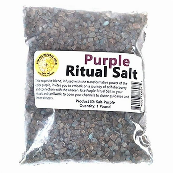 AzureGreen RRSPUR 1 lbs Ritiual Salt, Purple