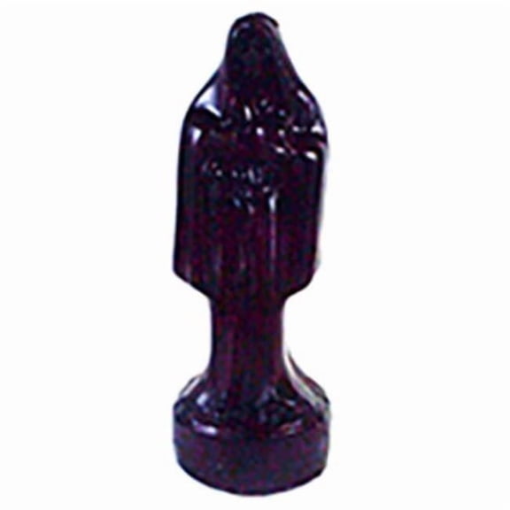AzureGreen CBHOLB 10 in. Holy Death Candle, Black