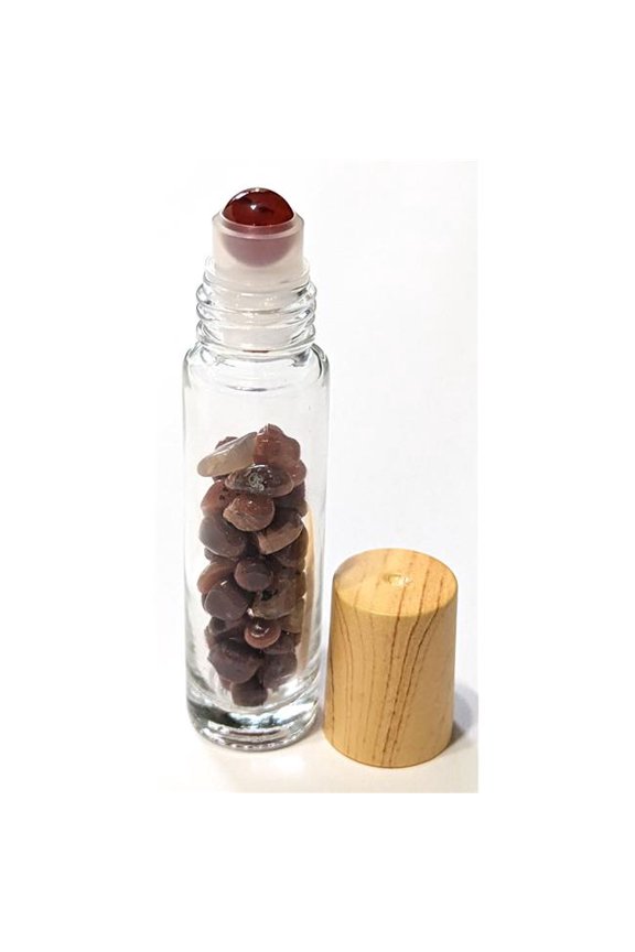 ORAGAR 10 ml Agate In Roller Bottle, Red