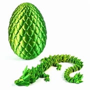AzureGreen SD3423 3D Printed Dragon Egg, Green