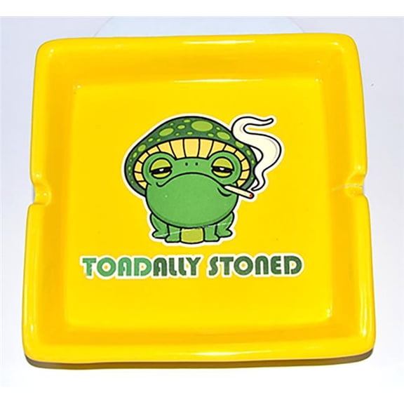 AzureGreen FAT3359 4.75 in. Toadally Stoned Ashtray