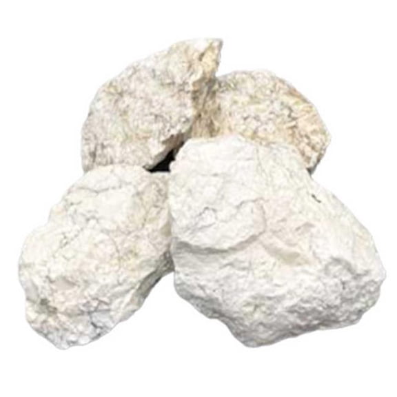 AzureGreen GUHOWW5 50-100 mm 5 Kg Howlite Untumbled, White