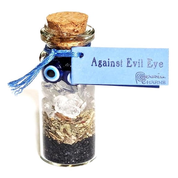 AzureGreen RPSAGAEE Against Evil Eye Pocket Spell Bottle
