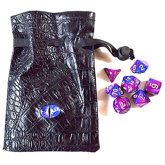AzureGreen FG3432 Eye Bag Gaming Dice, Purple