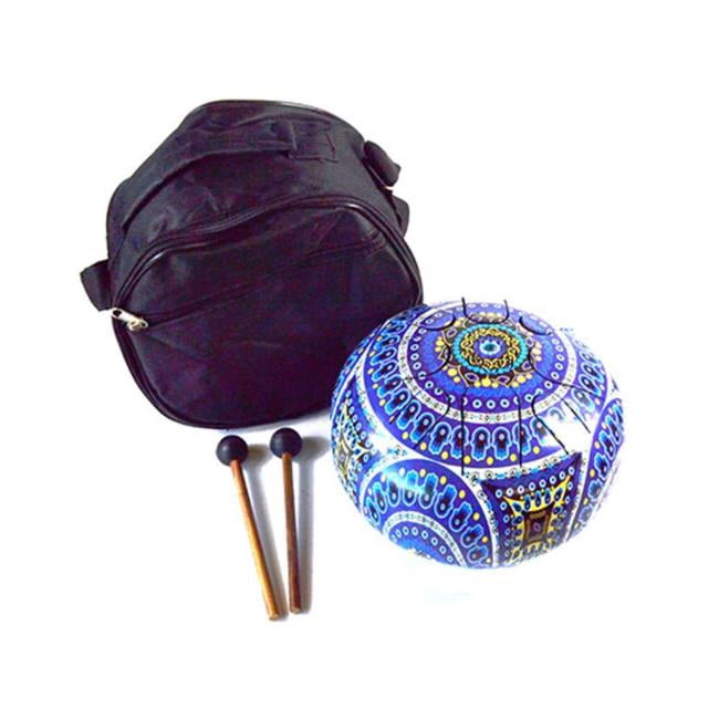 AzureGreen FD160 8 in. Happy Drum Fatima Hand & Evil Eye