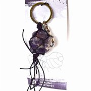 AzureGreen JKHEA Handmade Healing & Amethyst Keychain