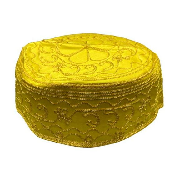AzureGreen VHOCH Oshun Santeria Hat, Yellow & Gold