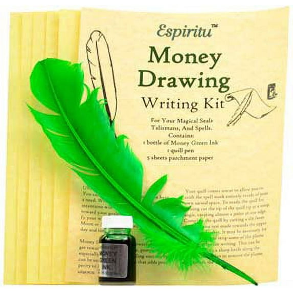 Azure Green RWKMON Money Drawing writing kit