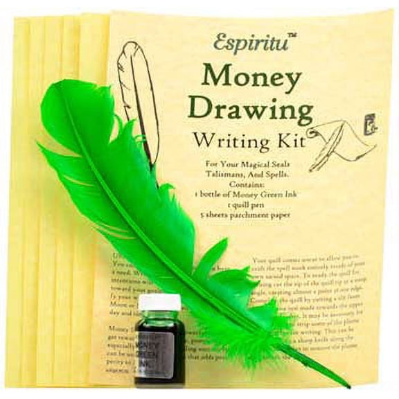 Azure Green RWKMON Money Drawing writing kit