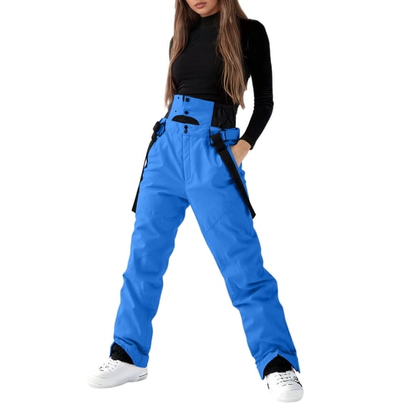AzureSilk Ski Pants Women Insulated Ski Bib Overalls Snowboarding Pants Adjustable Shoulder Strap Snowsuit, Sizes XS-3XL