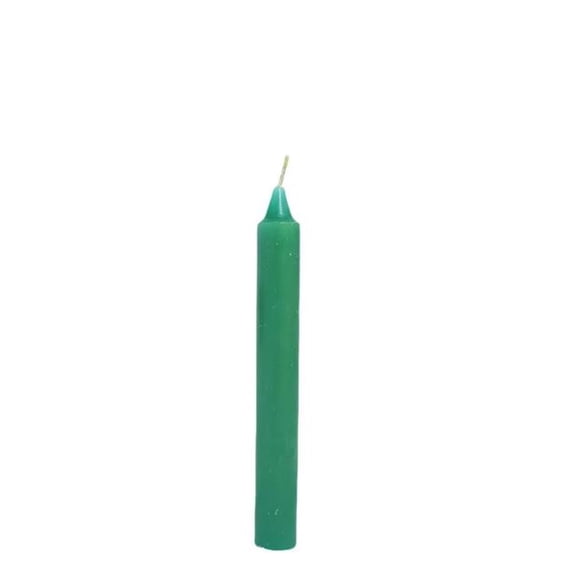 Azuregreen C6G36 6 in. Green Household Candle - Set of 36