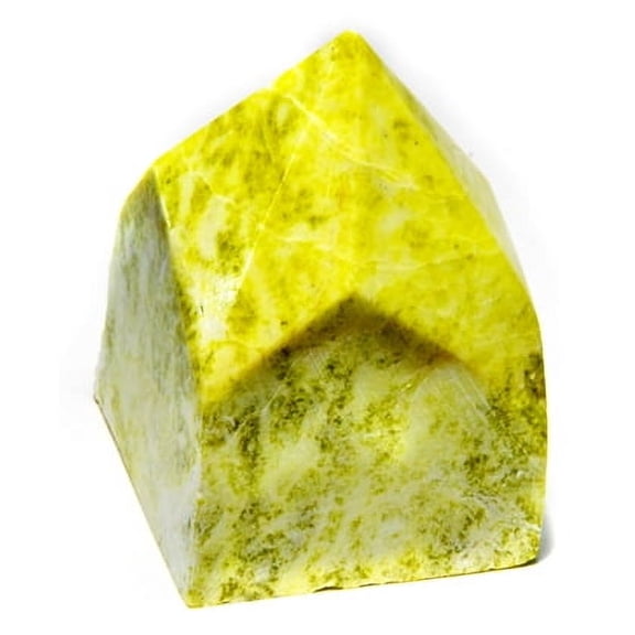 Azuregreen gPTJADY Jade Top Polished Point, Yellow